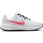 Nike Revolution 6 Big Kids' Running Shoe White/Pink 3 (35.5)