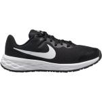 Nike Revolution 6 Junior Running Shoes Black/White 4 (36.5)
