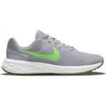 Nike Revolution 6 Junior Running Shoes Grey/Green 5 (38)