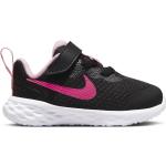 Nike Revolution 6 Shoes Infants Black/Pink C6 (22.5)