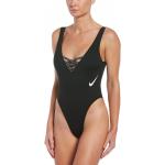 Dámské Jednodílné plavky Nike v černé barvě ve velikosti 8 ve slevě 