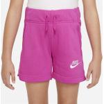 Dětské šortky Dívčí ve fuchsiové barvě z fleecu ve velikosti 13/14 let ve slevě od značky Nike Sportswear z obchodu DragonSport.cz 