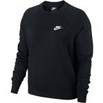 Dámské Fleecové mikiny Nike Sportswear v černé barvě v ležérním stylu z fleecu ve velikosti 12 s dlouhým rukávem s kulatým výstřihem ve slevě 