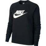 Dámské Svetry Nike Sportswear v černé barvě z fleecu ve velikosti L s dlouhým rukávem ve slevě 