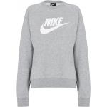 Dámské Svetry Nike Sportswear v šedé barvě z fleecu ve velikosti L s dlouhým rukávem ve slevě 