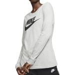 Dámská  Trička s dlouhým rukávem Nike Sportswear v tmavě šedivé barvě z bavlny ve velikosti M s dlouhým rukávem ve slevě 