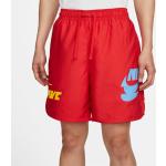 Pánská  Letní móda Nike Essentials v červené barvě ve velikosti XS ve slevě 