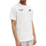 Pánská  Sportovní trička Nike Sportswear v bílé barvě z bavlny ve velikosti XXL plus size 