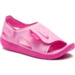Dívčí Nazouváky Nike Sunray Adjust v růžové barvě ve velikosti 32 ve slevě na léto 