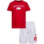Dětská trička s krátkým rukávem Chlapecké v šedé barvě z froté ve slevě od značky Nike Swoosh z obchodu DragonSport.cz 
