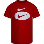 Dětská trička s krátkým rukávem Chlapecké v červené barvě ve slevě od značky Nike Swoosh z obchodu DragonSport.cz 