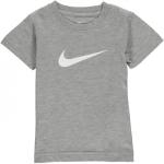 Dětská trička s krátkým rukávem Chlapecké v šedé barvě ve slevě od značky Nike Swoosh z obchodu DragonSport.cz 