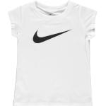 Dětská trička s krátkým rukávem Dívčí v bílé barvě z bavlny ve slevě od značky Nike Swoosh z obchodu DragonSport.cz 