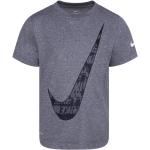 Dětská trička s krátkým rukávem Chlapecké v šedé barvě v ležérním stylu ve velikosti 4 ve slevě od značky Nike Swoosh z obchodu DragonSport.cz 