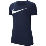 Dámská  Trička s krátkým rukávem Nike Park v modré barvě ve velikosti XS s krátkým rukávem ve slevě 