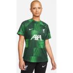 Dámské Sportovní oblečení Nike v zelené barvě ve velikosti 8 s motivem FC Liverpool 