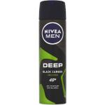 Nivea Men Sprej Antiperspirant Deep Black Carbon Amazonia Deodorant Ve Spreji 150 ml
