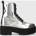 Dámské Nízké kotníkové boty Tommy Hilfiger ve stříbrné barvě z gumy ve velikosti 41 