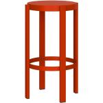 Barové židle Noo.ma v červené barvě v moderním stylu ekologicky udržitelné 