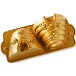 Formy na bábovky Nordic Ware ve zlaté barvě 