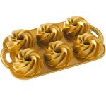 Formy na bábovky Nordic Ware ve zlaté barvě v elegantním stylu z kovu 