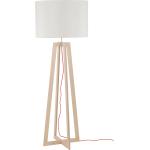 Stojací lampy nowodvorski v bílé barvě ve skandinávském stylu ze dřeva kompatibilní s E27 