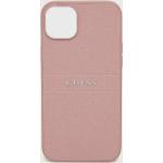 Dámské iPhone 14 Plus kryty Guess v růžové barvě z plastu 
