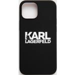Dámské Pouzdra a kryty na mobil Karl Lagerfeld v černé barvě ze silikonu 