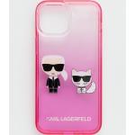 Dámské Pouzdra a kryty na mobil Karl Lagerfeld v růžové barvě z plastu 
