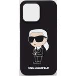 Dámské iPhone 14 Pro kryty Karl Lagerfeld v černé barvě z plastu ve slevě 