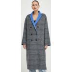 Dámské Klasické kabáty MAX & CO. v šedé barvě z vlny ve velikosti 10 XL 
