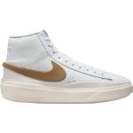 Pánské Kožené kotníkové boty Nike Blazer v bílé barvě z kůže ve velikosti 46 