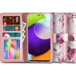 Kryty na Samsung v pudrové barvě s květinovým vzorem 