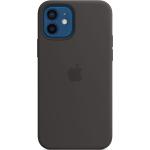 Ochranný kryt pro iPhone 12 / 12 Pro - Apple, Silicone Case with MagSafe Black mhl73zm/a