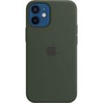 Ochranný kryt pro iPhone 12 mini - Apple, Silicone Case with MagSafe Cypress Green mhkr3zm/a