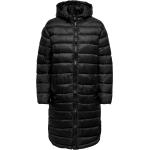 Dámské Zimní kabáty ONLY Tahoe v černé barvě 