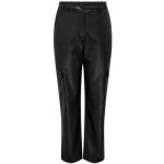 Dámské Kožené kalhoty ONLY v černé barvě loose fit z koženky ve velikosti M ve slevě 