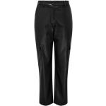 Dámské Kožené kalhoty ONLY v černé barvě loose fit z koženky ve velikosti L ve slevě 