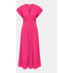 Dámské Letní šaty ONLY Nova v růžové barvě z viskózy ve velikosti XS 