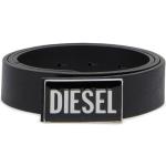Pánské Kožené pásky Diesel v černé barvě z kůže délka 85 