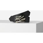 Dámské Kožené pásky Karl Lagerfeld v černé barvě ve velikosti S 