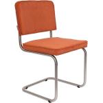 Jídelní židle Zuiver v oranžové barvě v elegantním stylu z plastu 