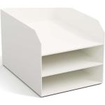 Kancelářské potřeby v bílé barvě z papíru 