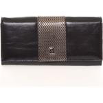 Dámské Luxusní peněženky Lorenti v černé barvě z koženky ve slevě 