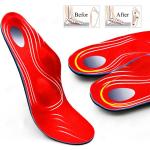 Pánské Vložky do bot v červené barvě ve velikosti 46 s tlumením nárazu 