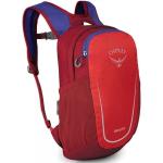 Dětské batohy Osprey v červené barvě Bluesign s hrudním popruhem o objemu 10 l udržitelná móda 
