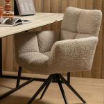 Jídelní židle Woood z polyesteru čalouněné 