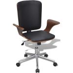 Otočná kancelářská židle Leighton s koženkovým čalouněním