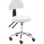 Kancelářské židle v bílé barvě s kolečky ve slevě 
