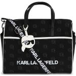 Dívčí Přebalovací tašky Karl Lagerfeld v černé barvě z polyesteru s vnější kapsou 